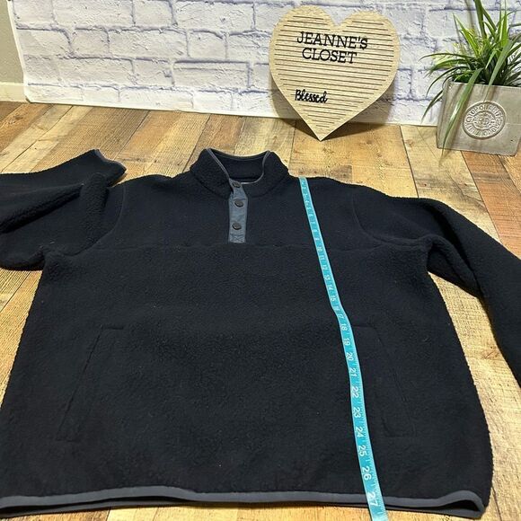 Everlane the renew fleece pullover Navy large - Picture 7 of 13